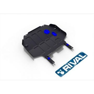 Защита картера и КПП Rival для 1,5 МКПП сталь 2 мм для FAW Oley 2014-