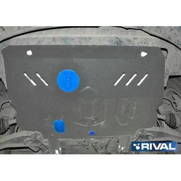 Защита картера и КПП Rival для 2,4 АКПП алюминий 4 мм для Fiat Freemont 2013-2016