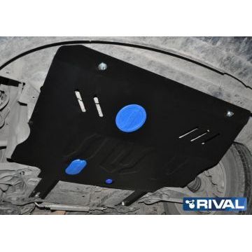 Защита картера и КПП Rival для 2,4 АКПП сталь 2 мм для Fiat Freemont 2013-2016