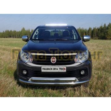 Защита передняя двойная 76-75 мм ТСС для Fiat Fullback 2016- Защита передняя двойная 76-75 мм ТСС для Fiat Fullback 2016-