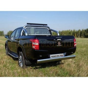 Защита кузова и заднего стекла 76 мм ТСС для Fiat Fullback 2016-