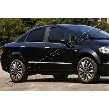 Молдинг дверной 4 части Omsa_Line для Fiat Linea 2006-2012 Молдинг дверной 4 части Omsa_Line для Fiat Linea 2006-2012