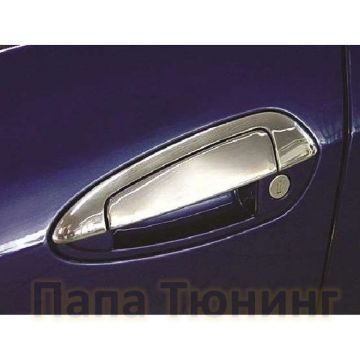 Накладки на 4 дверные ручки 8 штук Omsa_Line для Fiat Linea 2006-2012