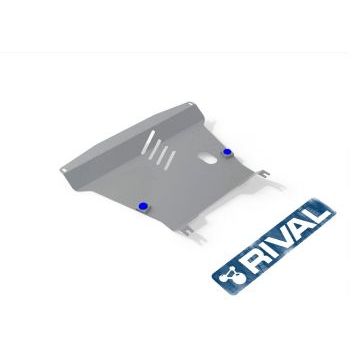 Защита картера и КПП Rival для 1,1 и 1,2 алюминий 4 мм для Fiat Panda 2003-2012