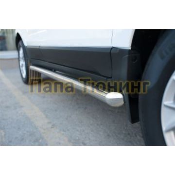 Пороги труба d57 вариант 1 РусСталь для Ford EcoSport 2014-