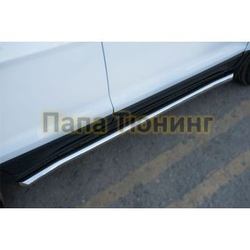 Пороги труба d57 вариант 1 РусСталь для Ford EcoSport 2014-