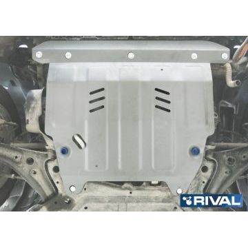 Защита картера и КПП Rival для 1,6 и 2,0 алюминий 4 мм для Ford Ecosport 2014-2018