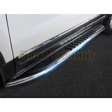 Пороги алюминиевые OEM Tuning для Ford Explorer 2011-2020