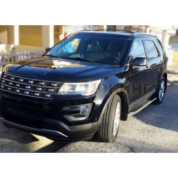 Пороги алюминиевые OEM Tuning для Ford Explorer 2011-2020