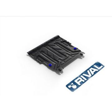 Защита картера + КПП Rival сталь 2 мм для Ford Fiesta, V - 1.3; 1.4; 1.6 2002-2008