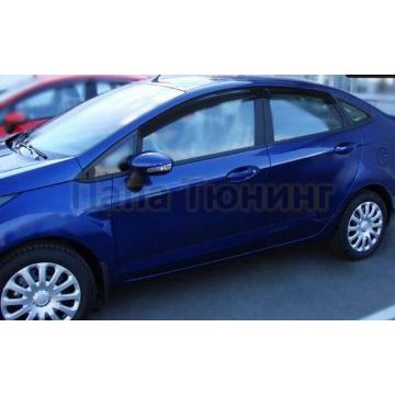 Дефлекторы боковых окон SIM на седан 4 шт. для Ford Fiesta 2008-2017