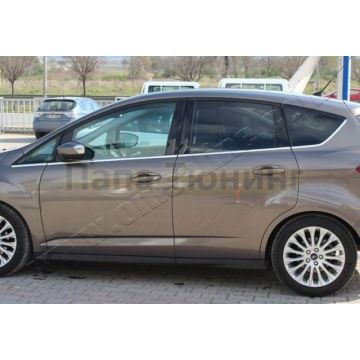 Нижние молдинги стекол 8 частей Omsa_Line для Ford C-max 2010-2014 Нижние молдинги стекол 8 частей Omsa_Line для Ford C-max 2010-2014