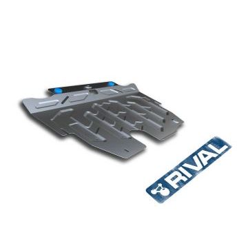 Защита картера и КПП Rival для 1,6/2,0/2,2/2,3 алюминий 4 мм для Ford Galaxy/Mondeo/S-Max 2006-2015