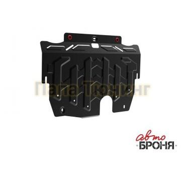 Защита картера + КПП сталь 2 мм АвтоБРОНЯ для Ford Galaxy, V - 2.0; 2.2d; 2.3 2006-2015/Ford Mondeo, V - 1.6; 2.0 2007-2015/Ford S-Max, V - 2.0 2006-2015