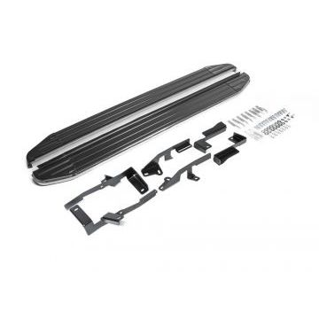 Пороги алюминиевые Rival Premium для Ford Kuga 2013-