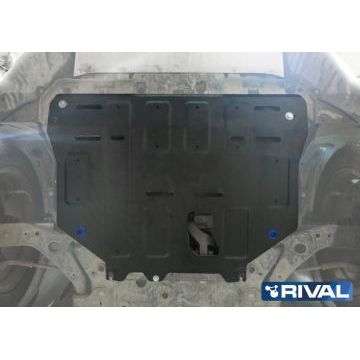 Защита картера + КПП Rival для Ford Kuga, V - 1.6; 2.5; 2013-2016