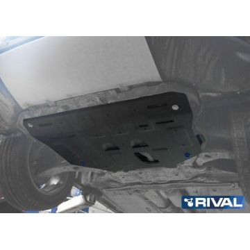 Защита картера + КПП Rival для Ford Kuga, V - 1.6; 2.5; 2013-2016