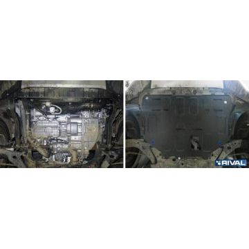 Защита картера + КПП Rival для Ford Kuga, V - 1.6; 2.5; 2013-2016