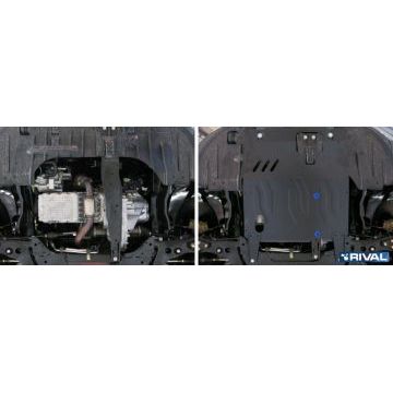 Защита картера + КПП Rival для Vortex Estina, V - 1.6; МКПП 2012-2013