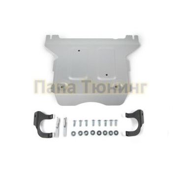 Защита РК алюминий 4 мм RIVAL для Audi A6, V - 3.0 (340 л.с.); 2.0 (245 л.с.); 2.0d (190 л.с.) 2018-/Audi A7, V - 3.0 (340 л.с.) 2018-