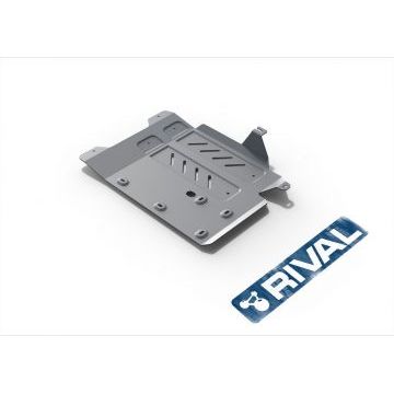 Защита КПП алюминий 4 мм RIVAL для BMW 3-series Coupe, V - 2.5 2011-2014