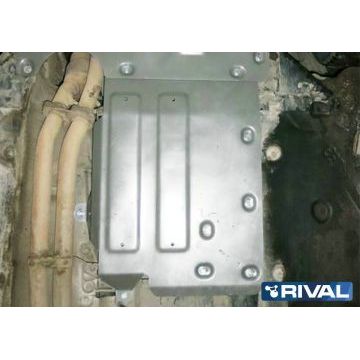 Защита КПП алюминий 4 мм RIVAL для BMW 3-series Coupe, V - 2.5 2011-2014