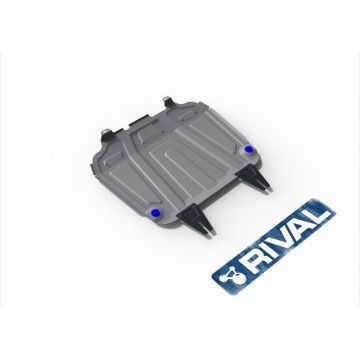 Защита картера + КПП алюминий 4 мм RIVAL для Citroen C4 Aircross, V - 1.6; 2.0; Увеличенная 2012-2016/Citroen C-Crosser, V - 2.2; 2.4; Увеличенная 2007-2013/Mitsubishi ASX, V - все; Увеличенная 2010-2015/Mitsubishi ASX, V - все; Увеличенная 2017-2019/Mitsubishi ASX, V - все; Увеличенная 2019-/Mitsubishi Lancer X, V - 1.5; 1.8; 2.0; Увеличенная 2007-2016/Mitsubishi Outlander XL, V - 2.0; 2.4; Увеличенная 2007-2012/Peugeot 4007, V - 2.0; 2.4; Увеличенная 2007-2012/Peugeot 4008, V - 2.0; Увеличенная 2012-2015