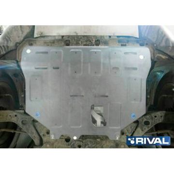 Защита картера + КПП Rival для Ford Explorer, V - 3.5 V - 1.6; 2.5; 2013-2016