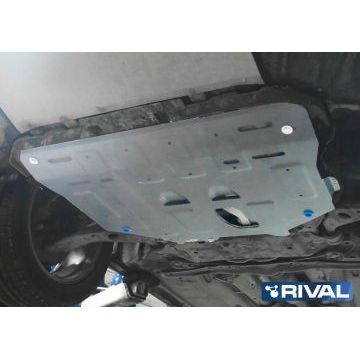 Защита картера + КПП Rival для Ford Explorer, V - 3.5 V - 1.6; 2.5; 2013-2016