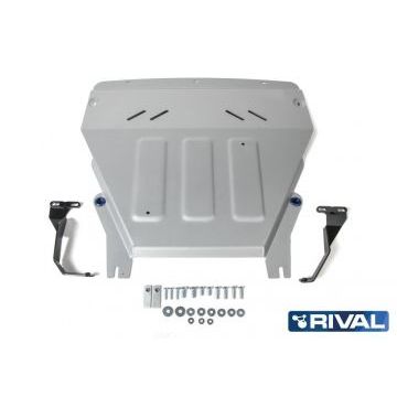 Защита картера + КПП алюминий 4 мм RIVAL для Ford Ecosport, V - 1.5; 2.0 2018-