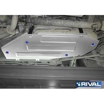 Защита топливного бака алюминий 4 мм RIVAL для Lexus LX, V - 4,5d; 5.7 2015-/Lexus LX, V - 5.7 2012-2015/Toyota Land Cruiser 200, V - 4.5d; 4.6 2012-2015/Toyota Land Cruiser 200, V - 4.5d; 4.6 2015-2021/