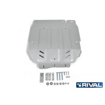 Защита КПП алюминий 4 мм RIVAL для Mercedes-Benz X-Class, V - 2.3TD; 3.0D; полный привод 2018-