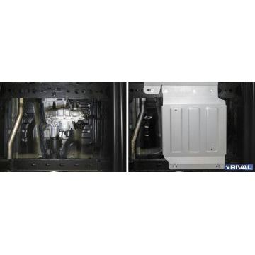 Защита РК алюминий 4 мм RIVAL для Mercedes-Benz X-Class, V - 2.3TD; полный привод 2018-