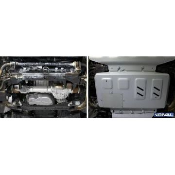 Защита картера Rival для Mercedes-Benz X-Class, V - 2.3 TD; 3.0 D; полный привод 2018-