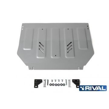 Защита картера + КПП алюминий 4 мм RIVAL для Mitsubishi Eclipse Cross, V - 1.5T; привод - все 2018-2021