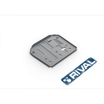 Защита КПП + РК Rival для Porsche Cayenne, V - 3.0d; 4.1d; 4.8T; 2014-2018