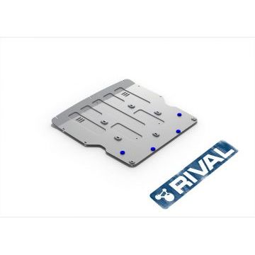 Защита картера алюминий 4 мм RIVAL для Porsche Panamera, V - 2.9 (330л.с.); 2.9 (440л.с.); 4.0 (550л.с.) 2016-