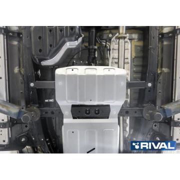 Защита РК алюминий 4 мм RIVAL для Toyota Fortuner, V - 2.8d; 2.7; полный привод 2017-