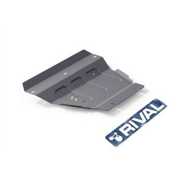 Защита РК алюминий 4 мм RIVAL для Volkswagen Amarok, V - 2.0d; 3.0d 2016-