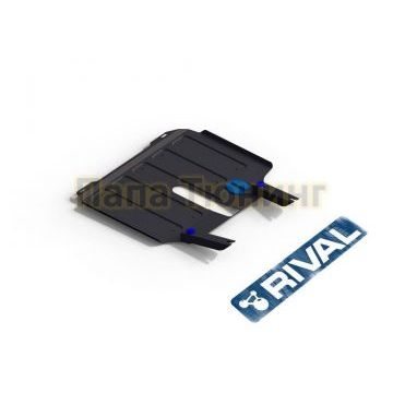 Защита картера + КПП Rival сталь 2 мм для Chery Bоnus, V - 1,5 2011-2014