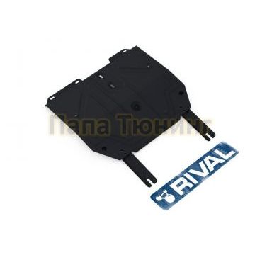 Защита картера + КПП Rival сталь 2 мм для Chery Tiggo FL, V - 1.6 2013-2016