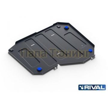 Защита топливного бака Rival сталь 2 мм для Lifan X70, V - 2.0, передний привод 2018-