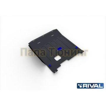 Защита картера + КПП Rival сталь 2 мм для Fiat Ducato, V - 2.3d 2007-2019 Защита картера + КПП Rival сталь 2 мм для Fiat Ducato, V - 2.3d 2007-2019