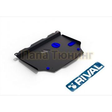 Защита картера + КПП Rival сталь 2 мм для Great Wall Hover M2, V - 1.5; МКПП; передний привод 2010-2014