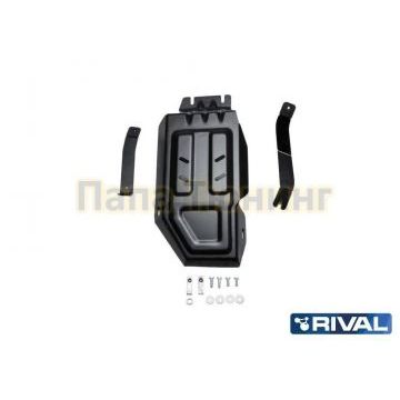 Защита редуктора Rival сталь 2 мм для Kia Sportage, V - 1.6T(177л.с); 2.0; 2.0d; полный привод/Hyundai Tucson, V - 1.6T(177л.с); 2.0; 2.0d; полный привод 2015-