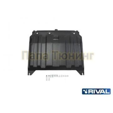 Защита картера + КПП Rival сталь 2 мм для Kia Ceed SW/Kia Ceed, V - 1.4 (100л.с); 1.6 (130л.с); 1.6 (135л.с) 2015-2019