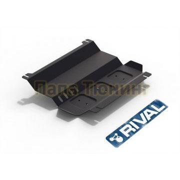 Защита картера Rival сталь 2 мм для Mitsubishi L200, V - все 2006-2015