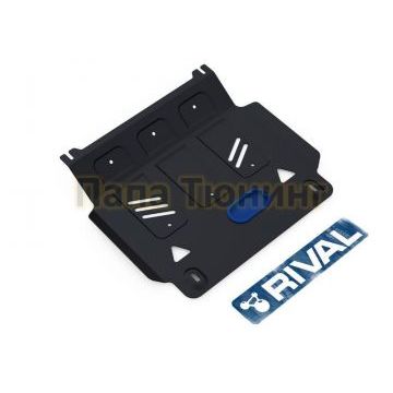 Защита картера Rival сталь 2 мм для Mitsubishi L200, V - все 2006-2015