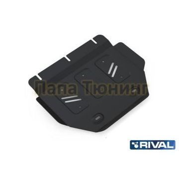 Защита РК Rival сталь 2 мм для Mitsubishi L200, V - все 2006-2015