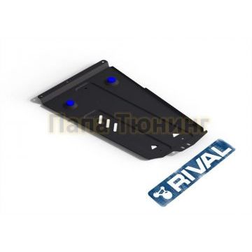 Защита РК Rival сталь 2 мм для Mitsubishi Pajero III, V - все 1999-2006